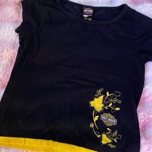 Women’s 2pc. Harley Davidson Shirt set.